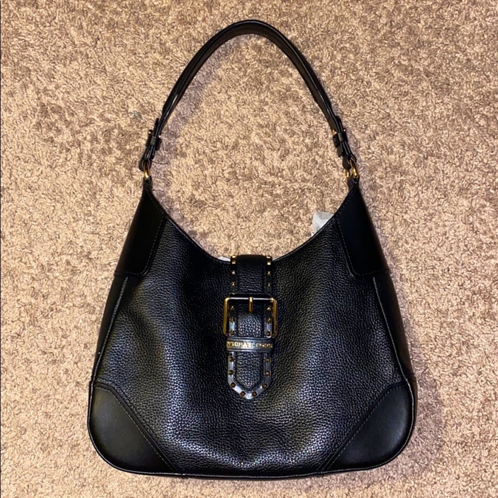 Michael Kors ALL BLACK w/ GOLD stones